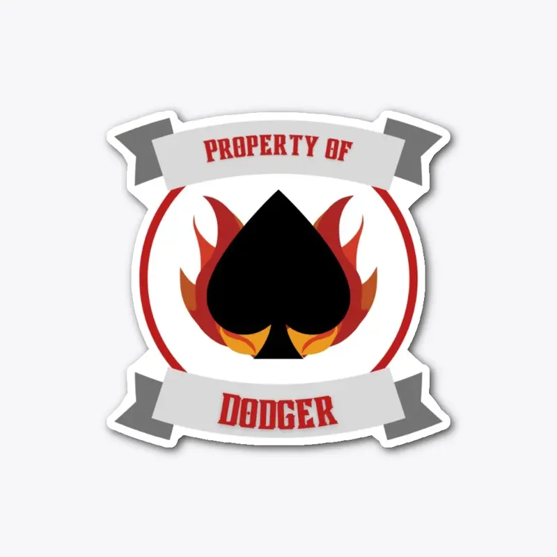 Property of Dodger Sticker